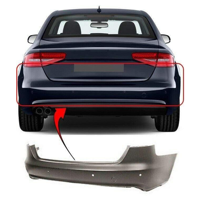 Fits Audi A4 B8 2012-2015 Facelift Rear Bumper Primed With Pdc Holes Saloon Standard Models