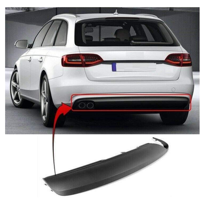 Fits Audi A4 B8 Estate 2012-2015 Facelift Rear Bumper Spoiler Diffuser