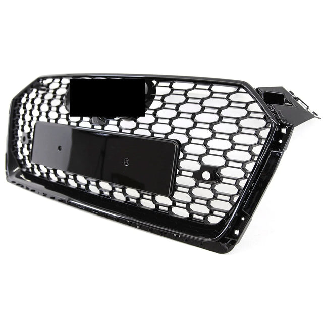 Fits Audi A5 S5 F5 2016-2020 Front Bumper Grille Honeycomb Gloss Black Sport - image 3