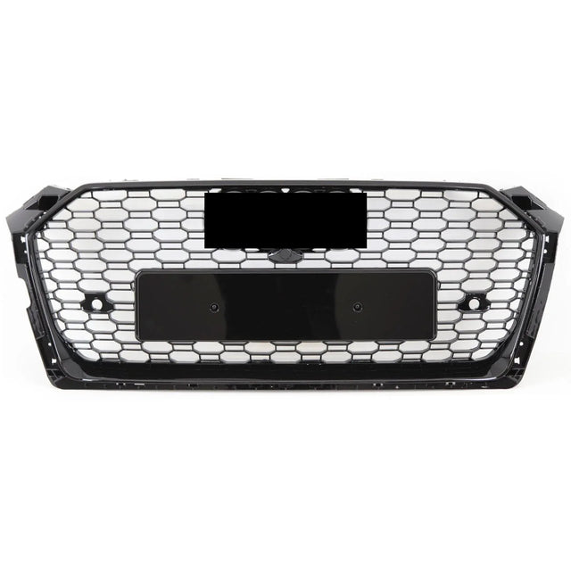 Fits Audi A5 S5 F5 2016-2020 Front Bumper Grille Honeycomb Gloss Black Sport - image 2