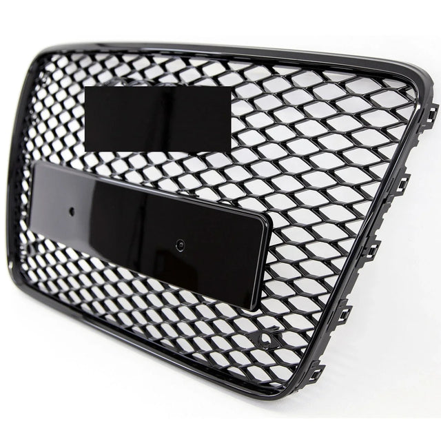 Fits Audi Q7 2005-2015 Front Bumper Grille Honeycomb Gloss Black Sport - image 2