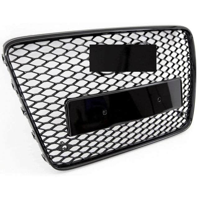 Fits Audi Q7 2005-2015 Front Bumper Grille Honeycomb Gloss Black Sport - image 4