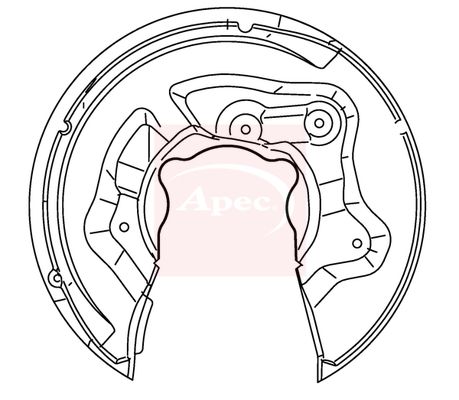 Apec Brake Disc Splash Panel ASG1137 - image 2