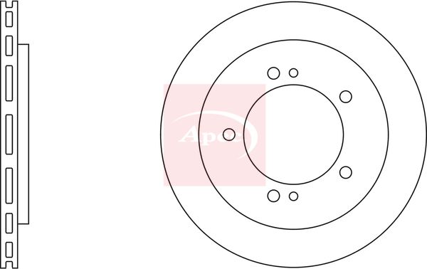 Apec Brake Disc DSK2322 - image 2