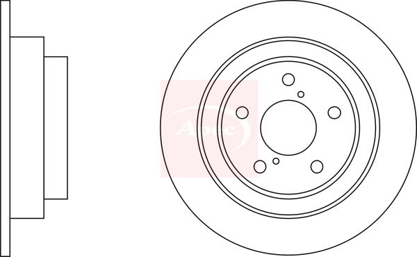 Apec Brake Disc DSK550 - image 2