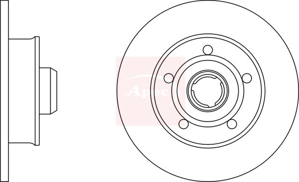 Apec Brake Disc DSK228 - image 2