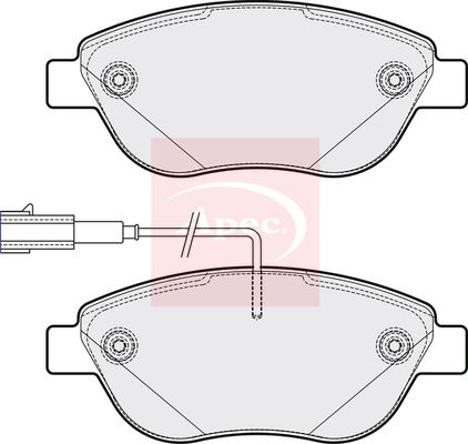 Apec Brake Pads Set PAD2109 - image 2