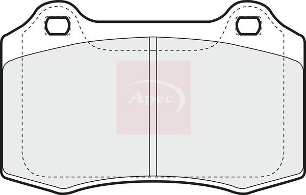 Apec Brake Pads Set PAD1271 - image 2