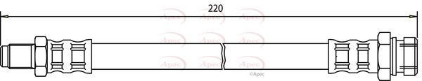 Apec Brake Hose HOS3486 - image 2