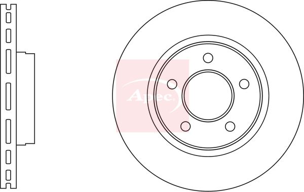 Apec Brake Disc DSK3093 - image 2