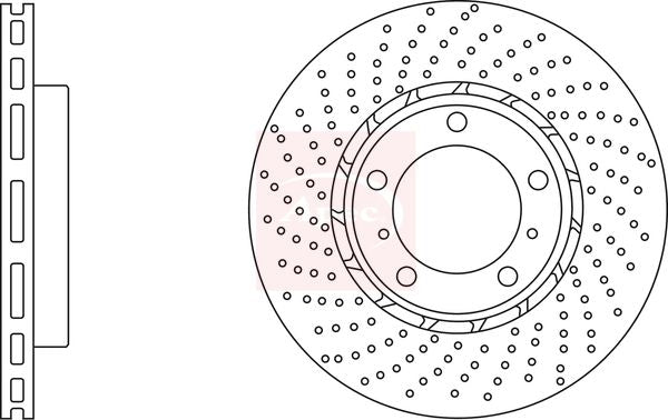 Apec Brake Disc DSK3127 - image 2