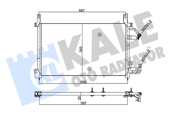 NRF Air Conditioning Condenser 350555 - image 2