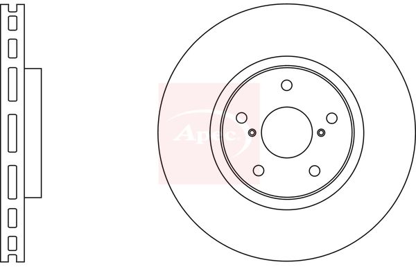 Apec Brake Disc DSK2583 - image 2