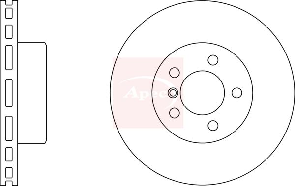 Apec Brake Disc DSK2299 - image 2