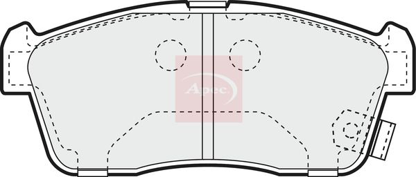 Apec Brake Pads Set PAD1111 - image 2
