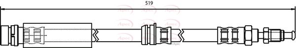 Apec Brake Hose HOS3271 - image 2