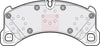 Apec Brake Pads Set PAD2203 thumbnail