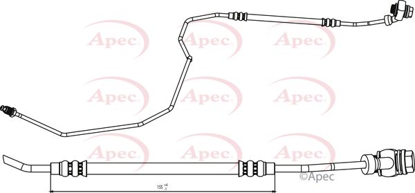 Apec Brake Hose HOS3792 - image 2
