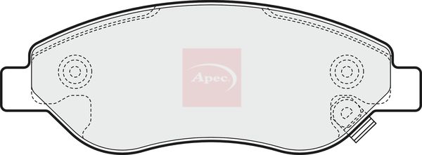 Apec Brake Pads Set PAD1576 - image 2