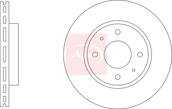 Apec Brake Disc DSK3299 - image 2
