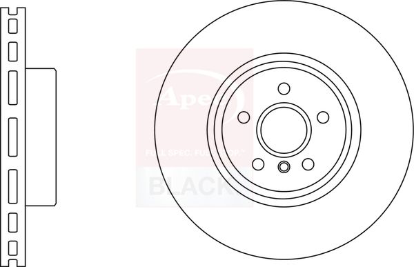 Apec Brake Disc DSK3255B - image 2