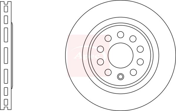 Apec Brake Disc DSK3167 - image 2