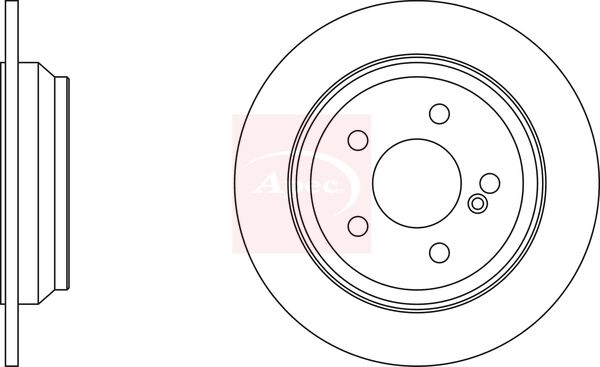 Apec Brake Disc DSK2135 - image 2