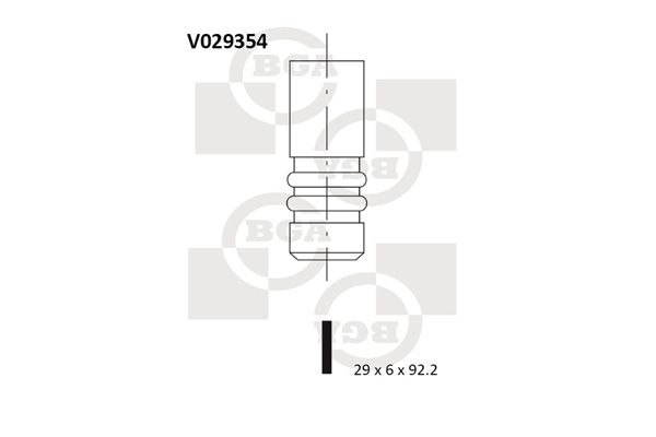 BGA Exhaust Valve V029354 - image 2
