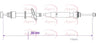 Apec Handbrake Cable CAB1156 thumbnail