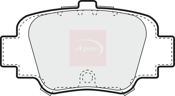 Apec Brake Pads Set PAD871 - image 2