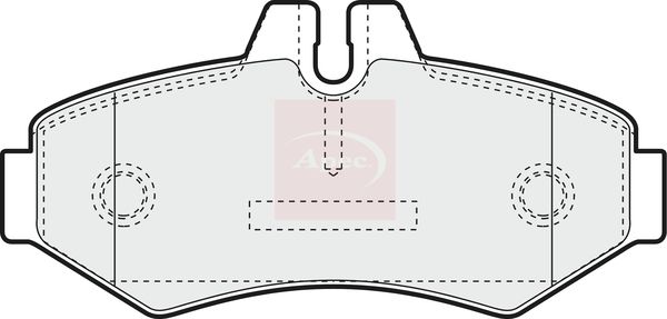 Apec Brake Pads Set PAD1104 - image 2