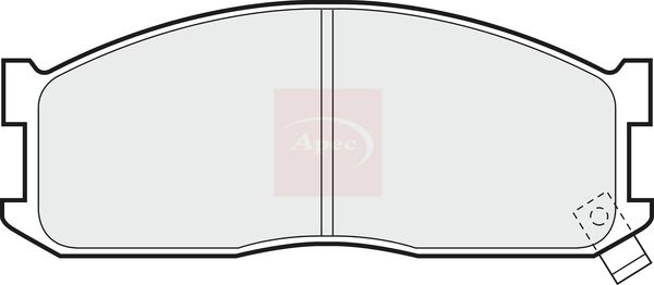 Apec Brake Pads Set PAD534 - image 2