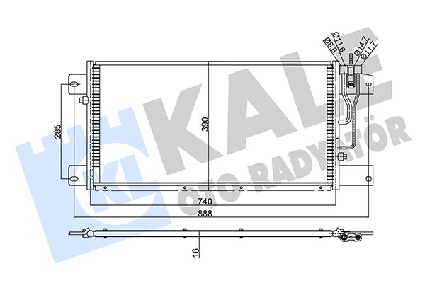 NRF Air Conditioning Condenser 350385 - image 2