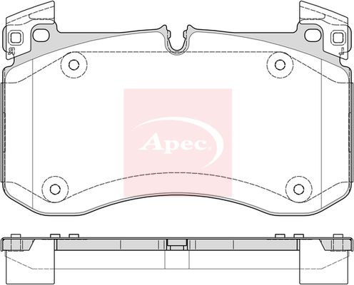 Apec Brake Pads Set PAD2362 - image 2