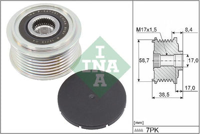 INA Overrunning Alternator Pulley 535031810