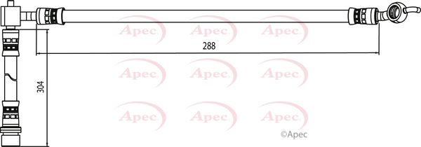 Apec Brake Hose HOS4085 - image 2