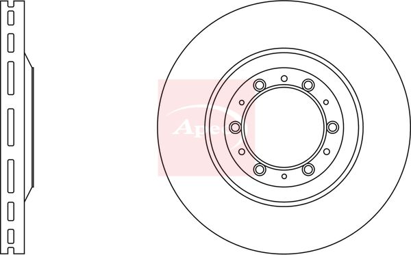 Apec Brake Disc DSK4185 - image 3