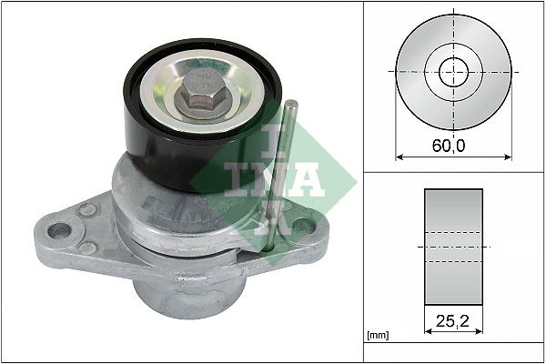 INA Drive Belt Tensioner Pulley 534047410 - image 2