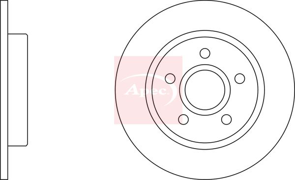Apec Brake Disc DSK2926 - image 2