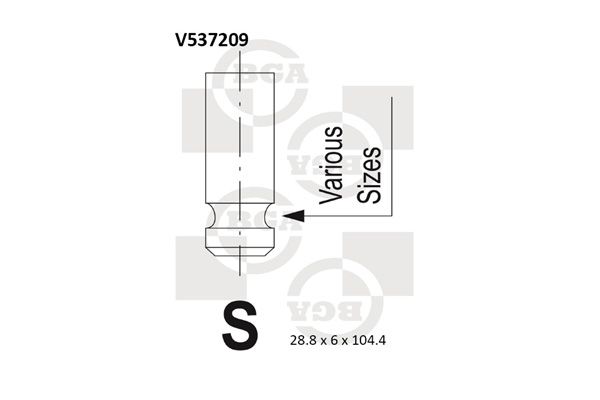 BGA Intake Valve Inlet V537209 - image 2