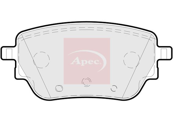 Apec Brake Pads Set PAD2246 - image 2