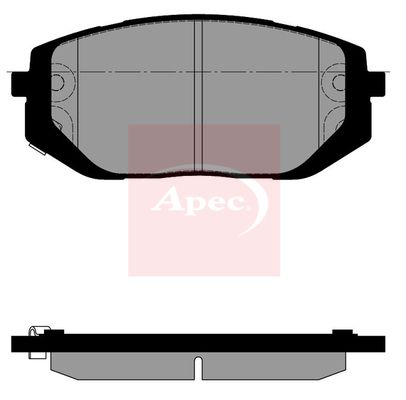 Apec Brake Pads Set PAD2532 - image 2