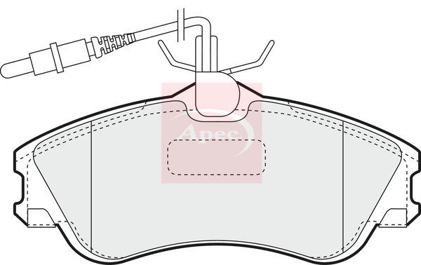 Apec Brake Pads Set PAD970 - image 2