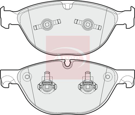 Apec Brake Pads Set PAD1757 - image 2