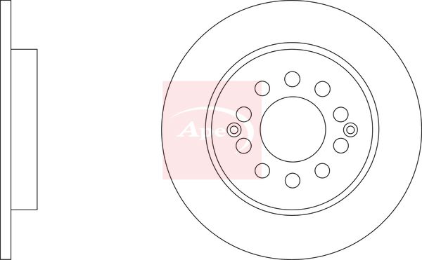 Apec Brake Disc DSK3520 - image 2