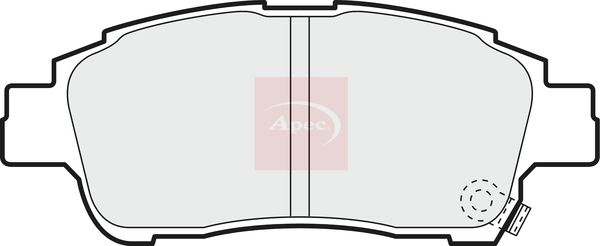 Apec Brake Pads Set PAD1092 - image 2