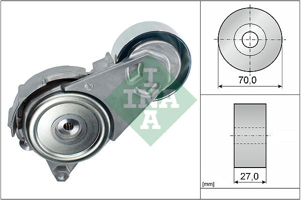 INA Drive Belt Tensioner Pulley 534040810 - image 2