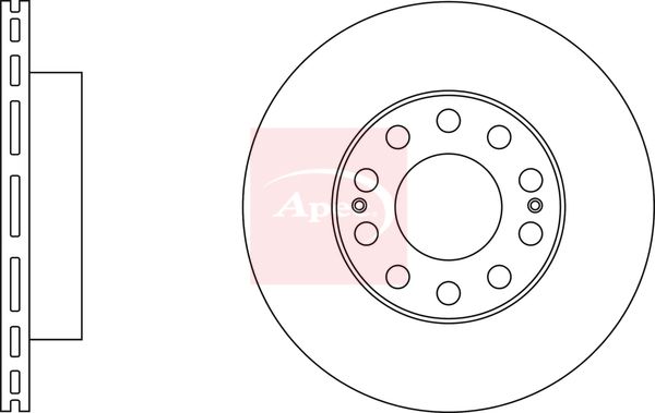 Apec Brake Disc DSK3055 - image 2