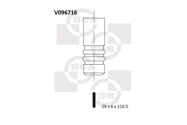 BGA Exhaust Valve V096716 - image 2