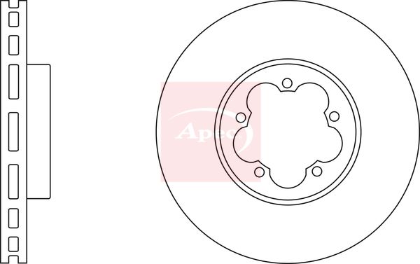 Apec Brake Disc DSK2928 - image 2